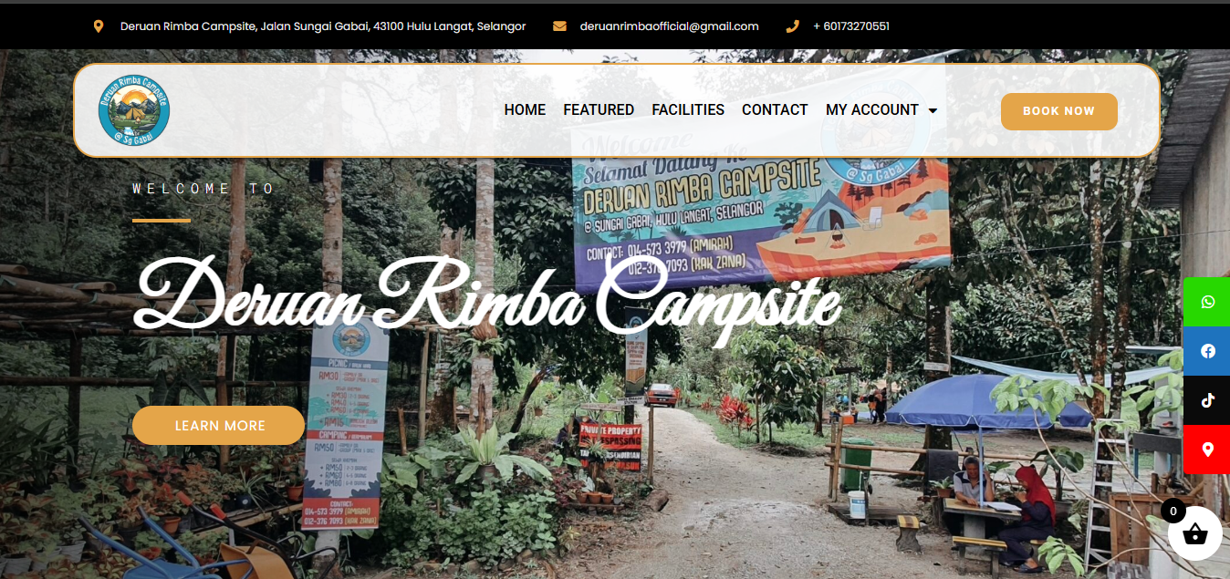 Placeholder image for Deruan Rimba Campsite