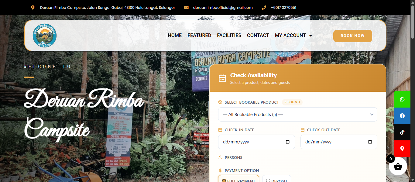 Deruan Rimba Campsite
